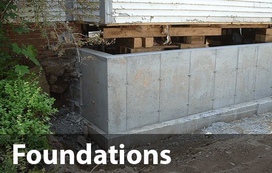 foundation replacement, repair, waterproofing and drainage